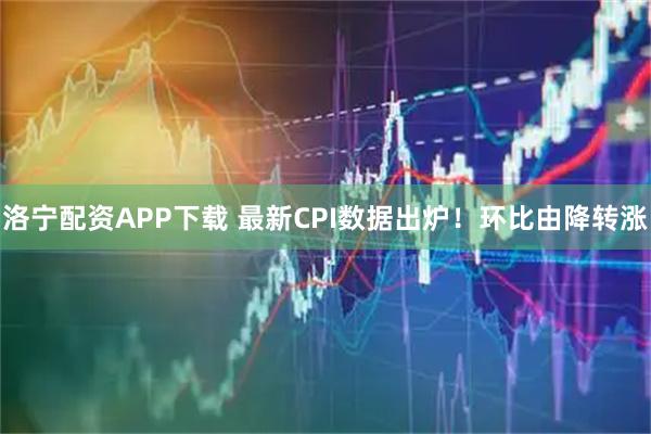 洛宁配资APP下载 最新CPI数据出炉！环比由降转涨